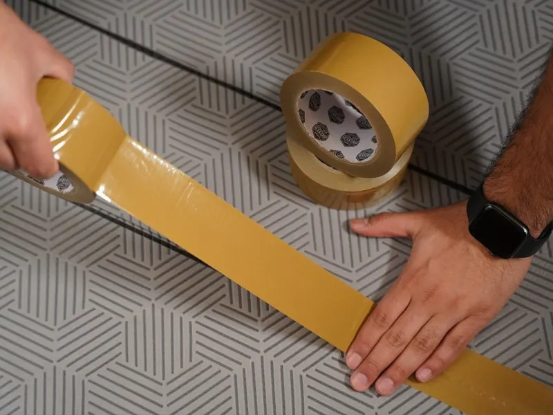 gator-guard-amber-adhesive-grip-tape-roll-unrolled